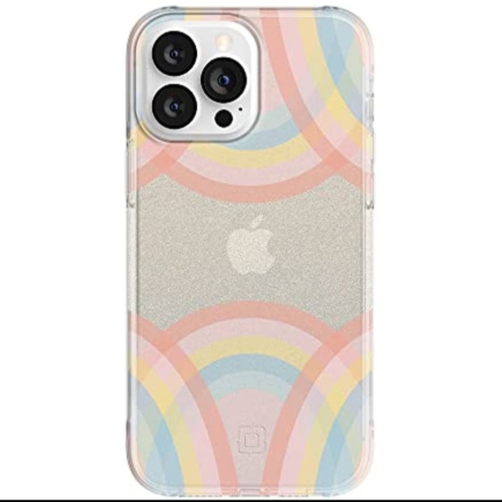 iPhone 13 Pro - Incipio Design Series Case (RAINBOW GLITTER WASH)